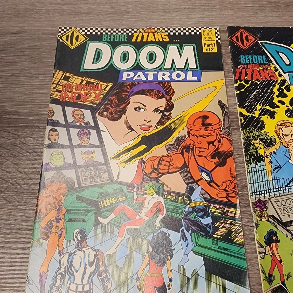DC‎ Comics Before The Titans Doom Patrol Comic Lot Part 1 and 2